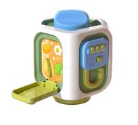 Opvonxeh Activity Cube for Baby, Travel Sensory Toys, Interactive Fine Motor Learning Toy, Educational Sensory Busy Cube, for Boys and Girls, Toddler Development, Portable and Engaging