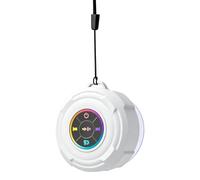 Opvonxeh Altavoz portátil para Ducha,Dispositivo de Sonido con e iluminación LED - Altavoz inalámbrico para baño, para Camping, Playa, Piscina, al Aire, Senderismo, navegación y natación Entre