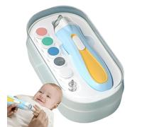 Opvonxeh Baby Nail Care Electric Clippers, Professional Nail Clippers with Dust Cover, LED Light Automatic Nail File, Rechargeable Finger Nail Clippers for Toddler and Children