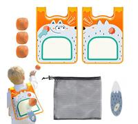 Opvonxeh Ball Toss Game, Interactive Sticky Balls, Children Throwing Game, Outdoor Family Activity, Fun Tossing Set for Backyard Lawn Beach Poolside Travel Classroom Entertainment, 31.97 Inches