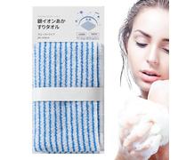 Opvonxeh Body Scrub Towel, Back Scrubber Washer, Cute Beauty Washcloth, Shower Towel Scrubber, Back Towel, Soft Washcloth Scrubber, Skin Exfoliation Towel, Long Back Scrubber, Bath Scrub Towel