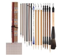 Opvonxeh Chinese Brush Set, Professional Traditional Pinting Brushes, Fine Drawing Art Tools, Smooth Writing Watercolor Brushes, Elegant Ink Flow Control, Essential Brush Kit for Artists