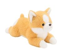 Opvonxeh Cute Dog Plush Toy, Soft Puppy Stuffed Animal, Squat Plush Dog Toy, Planking Animal Plush Toy, Pillow Dog Toy for Adults, Plush Animal Toy for Adults, Cozy Dog Stuffed Animal