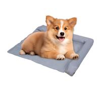 Opvonxeh Dog Cooling Mat, Puppy Cozy Bed, Breathable Cat Cushion, Gel Cold Pad for Proporcioning Comfort in Hot Weather, Pets Resting in Garden Backyard and Outdoor Spaces, Small, Medium