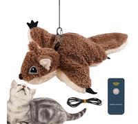 Opvonxeh Electric Plush Cat Toys, Sugar Glider Cat Toys, Catnip Stuffed Toys, Realistic Bird Toy, Indoor Cat Entertainment, Interactive Cat Toys, Plush Cat Plaything, Boredom Buster for Cats