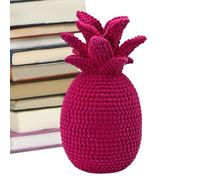 Opvonxeh Flocked Pineapple Figurine, 9.3 Inch Modern Tabletop Sculpture, Stylish Home Decor Ornament, Ideal for Living Room, Shelf, Cabinet, Office, Mantel, Holiday, or Party Decoration
