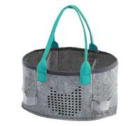 Opvonxeh Hearing Doll Storage Suitcase, Music Carrying Bag, Extra Space Felt Cloth Case, 12,6 x 6,69 x 0,79 pulgadas Multi Functional Bag for Musical Instrument Accessories and Travel Storage, azul,