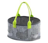 Opvonxeh Hearing Doll Storage Suitcase, Music Carrying Bag, Extra Space Felt Cloth Case, 12,6 x 6,69 x 0,79 pulgadas Multi Functional Bag for Musical Instrument Accessories and Travel Storage, verde,