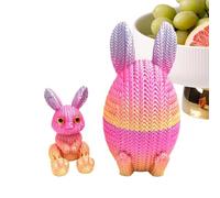 Opvonxeh Huevo De Pascua Impreso En 3D | Decoración De Mesa para Semana Santa | Figurina O para Escritorio - para Estantería Alféizar Vitrina Tocador Mesilla Noche Dormitorio Estudio Oficina En