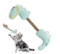 Opvonxeh Kitten Teething Toys, Little Dinosaurio Plush Toy, Interactive Cat Puzzle with Bells, Chew Ball and Teething Sticks, Multipropósito y duradero para mascotas de entretenimiento interior para