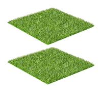 Opvonxeh Nesting Box Pads for Chickens, Washable Artificial Grass Carpet, Reutilizable Nesting Liner Mat, Pet Roosting Pad, 11,81 x 11,81 pulgadas Coop Floor Cover Garden Backyard Lawn Poultry Care