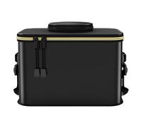 Opvonxeh Plegable Fishing Bucket, Gran capacidad Live Fish Contenedor, Impermeable EVA Bait Storage Case, Portable Angling Accessory for Camping and Hiking