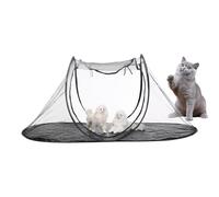 Opvonxeh portátil Cat Playpen, plegable al aire libre, transpirable, Puppy Playpen, Travel Tent Kennel Crate, portátil Kitten Enclosure for Small Animals, Easy Set-Up for Pets