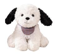 Opvonxeh Scarf Accessory Dog Stuffed Animal, Soft and Huggable Plush Dog Doll, Sturdy Construction Sofa Plush Toy, Easy to Use Small Stuffed Dog for Home Design and Decorations