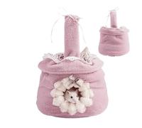 Opvonxeh Small Animal Bed, Plush Hangable Hamster Winter Nest, Ferret Guinea Pig Bed, 6,3 x 8,66 pulgadas Hamster Cage Accessories, Multifunctional Little Pet Resting