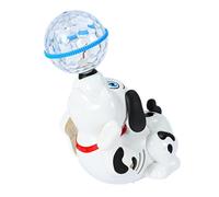 Opvonxeh Stunt Dog Music & Light, Intelligent Music & Light Dogs, Heading The Ball Singing Dog, Dancing Animal Toy For Kids, Rotating Animal Toy For Children, Interactive Music & Light Dog