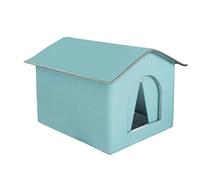Opvonxeh Themed Design Outdoor Pet Accommodation, Sturdy Material Weatherproof Pet Tent, Easy to Use Portable Animal House, Easy to Install Waterproof Cat Shelter for Cat House