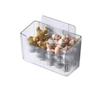 Opvonxeh Wall Mounted Storage Box, Wall Storage Basket, Translucent Wall Mounted Storage Box, Bathroom Wall Storage, Self-Adhesive Wall Storage, Under Sink Door Storage Shelf