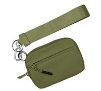 Opvonxeh Wristlet Wallet, Credit Card Holder, Waterproof Nylon Coin Purse, Compact Key Ring Accessory with Hand Strap, Secure Storage for Women’s Equipment and Daily Use