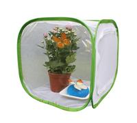 Opvouwbare Vlinderhabitat - Peso ligero Insectenkooi Van Gaas, Draagbaar Plantennet | Veilige, Ademende Container Voor Het Kweken Van Rupsen, Educatieve Observaties In De Buitenlucht, Tuinwet
