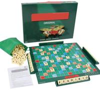 OPVXZAD Juego Educativo de Mesa Infantil con Letras Alfabeto Tablero con 100 fichas Soporte para 4 Jugadores Bolsa Transporte Juego Aprendizaje lenguaje para niños Familia y Aula Regalo didáctico