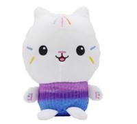 OPVXZAD Juguete Suave Gabby’s Cake Cat Gabbys Dollhouse Cakey Cat Peluche Muñeco de Peluche de Gato Pastel Pastel de Casa de Muñecas Gato Peluche el Compañero Ideal para Los Niños 22cm