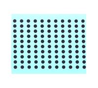 OPVYAEU 110 Piezas hoja de almohadillas conductoras circulares de 4 mm adecuadas para restaurar la funcionalidad de los botones del mando a distancia y del controlador