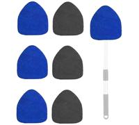 OPVYAEU 6 Piezas Paños Microfibra Coche para Limpieza Interior Parabrisas, Secado y Brillo Sin Rayas, Suave y Resistente para Cristales, Espejos y Salpicadero del Auto