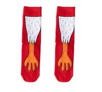 OPVYAEU Calcetines Divertidos Mujer Calcetines Pata de Pollo Chicken Socks Originales divertido funny socks Carnaval Fiesta Disfraz Diario Regalo Divertido