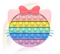 OPVYAEU Pop It | Juguete Sensorial Antiestrés | Explotar Burbujas | Fidget Toy Relajante | Cuadrado | Rectángulo | Arcoíris Multicolor