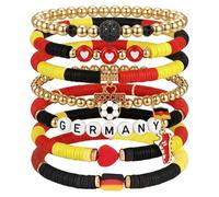 OPVYAEU Pulsera Fútbol Niño Pulsera Deportiva Niño Accesorio Fútbol Pulsera Niño Regalo Niño Pulsera Fan Fútbol (Alemania)