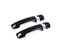 OPYJRL Accesorios Coche Cubierta Exterior Manija Puerta Moldura Exterior Para Toyota FJ Para Cruiser 2007-2021(Bright Black)