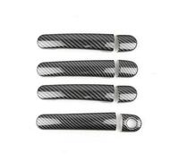 OPYJRL Accesorios Cubiertas Manijas Puertas Exteriores Pegatinas Decorativas Para Skoda Para Superb 2001-2008(Style 3)