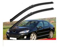 OPYJRL Accesorios para Automóviles Escobillas Limpiaparabrisas Delanteras Limpiaparabrisas Delantero para Peugeot 407 2004-2010(Turn Left)