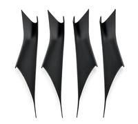 OPYJRL Cubiertas Panel Manija Puerta Interior Coche Accesorios Para BMW Serie 5 G30 G38 2018-2023(Black-4PCS)