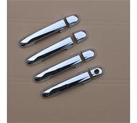 OPYJRL Embellecedor De Manija Puerta Coche Pegatinas Superpuestas Para Hyundai I20 2008-2013(Silver 1 keyhole)