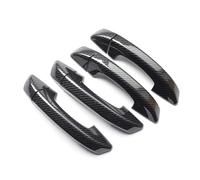 OPYJRL Embellecedor De Manija Puerta Lateral Para Skoda Para Superb 3T4 3T5 2009-2015(Negro)
