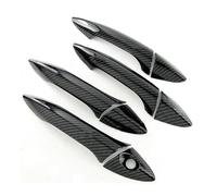 OPYJRL Embellecedor Manija Puerta Coche Volante Izquierda Accesorios Decorativos Para Hyundai I30 2012-2016(Normal Carbon)