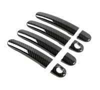 OPYJRL Embellecedor Manija Puerta Lateral Exterior Para Skoda Para A5 MK1 MK2 2000-2013(2 Key Hole)