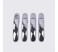 OPYJRL Embellecedores Cromados Manijas Puertas Coche Accesorios Para Ford Para Focus 2005-2011(Plata)
