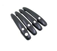 OPYJRL Embellecedores Cromados Manijas Puertas Coche Accesorios Para Lexus LS XF30 430 2001-2006(Carbon 4 buttons)