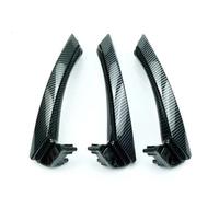 OPYJRL Juego Completo Manijas Interiores Puerta De 3 Pasajeros LHD RHD Para BMW Serie 3 E90 316i 318i 320 325(LHD SET Carbon Fibe)