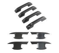 OPYJRL Juego Cubiertas Manijas Puertas Exteriores Coche Volante Accesorios Decorativos Para BYD Para Shark 6 2024-2025(Negro)