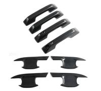 OPYJRL Juego Cubiertas Manijas Puertas Exteriores Coche Volante Accesorios Decorativos Para BYD Para Shark 6 2024-2025(Carbon Fiber)