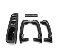 OPYJRL Juego De Manijas Puerta Delantera Trasera Izquierda Derecha Coche Para VW Para Jetta Para Golf MK4 1999-2004(Carbon Fiber 8pcs)