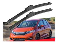 OPYJRL Limpiaparabrisas Delantero De Coche Limpiaparabrisas De Goma Natural Accesorios para Limpiaparabrisas De Coche para FIT 2008-2020(Turn Left)