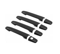 OPYJRL Moldura Decorativa Manija Puerta Exterior Coche Para Mitsubishi Para Outlander 2007-2020(Single Hole Black)