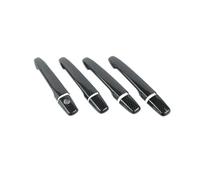 OPYJRL Moldura Decorativa Manija Puerta Exterior Coche Para Mitsubishi Para Outlander 2007-2020(Single Hole Carbon)