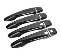 OPYJRL Moldura Manija Puerta Exterior Coche Pegatina Embellecedora Para Nissan Para Qashqai 2016-2019(Smart Black)