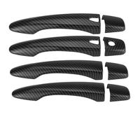 OPYJRL Moldura Manija Puerta Exterior Coche Pegatina Embellecedora Para Nissan Para Rogue Para X-Trail 2014-2017(Smart Carbon)